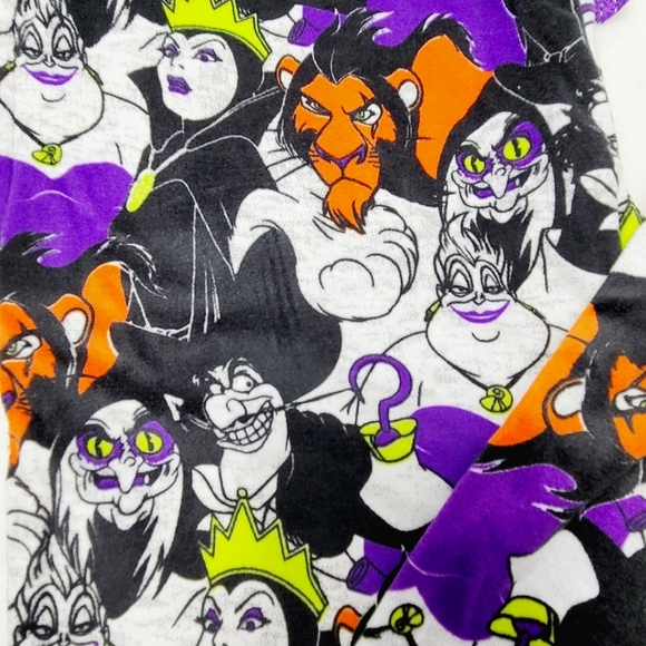 Disney Villains Women's Licensed Plush Joggers Pants sz Small - Picture 4 of 6